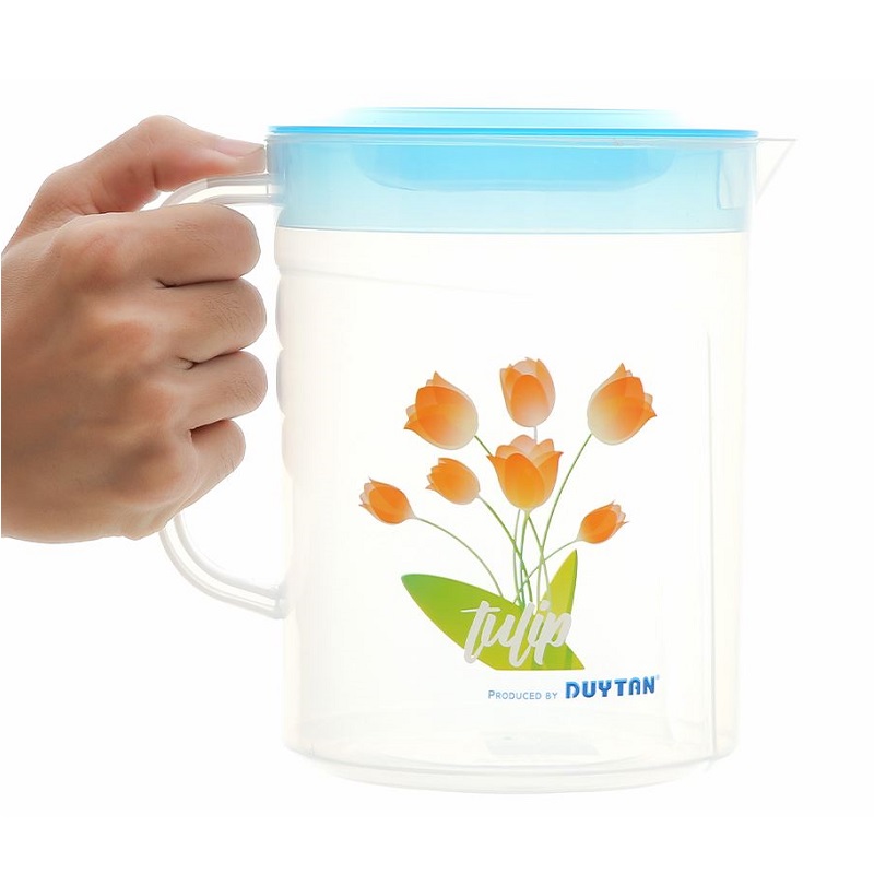 Ca Tulip nhựa Duy Tân 2 lít - 02973 - Giao màu ngẫu nhiên - Hàng chính hãng