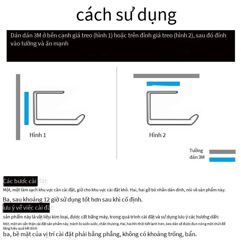 Giá đỡ tai nghe kiểu mới nhất gắn trên đầu móc tai nghe kim loại ký túc xá máy tính để bàn dán giá treo tường để treo giá đỡ tai nghe