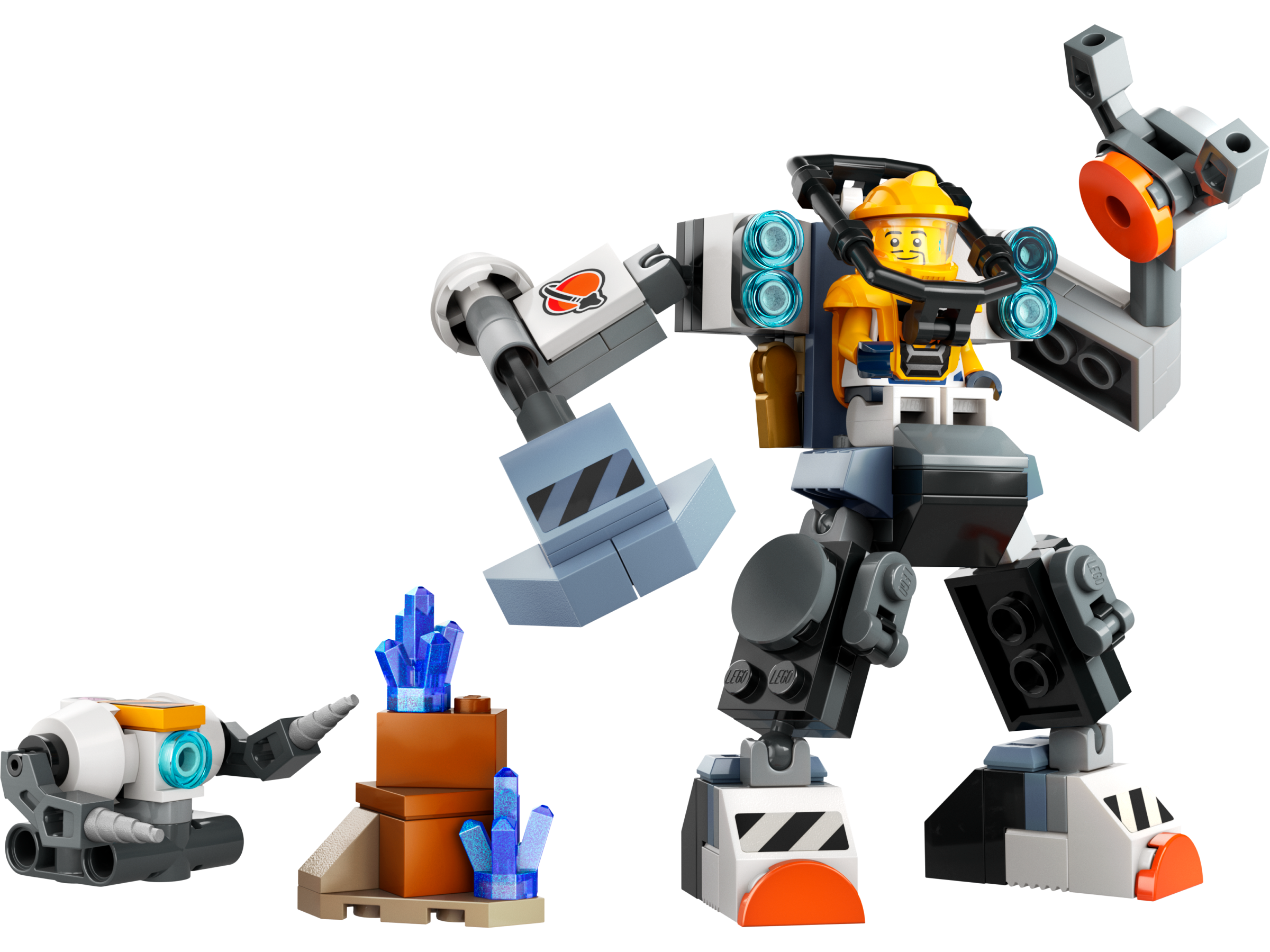 Đồ Chơi Lắp Ráp Rô Bốt Xây Dựng Trong Không Gian - Space Construction Mech - Lego City 60428 (140 Mảnh Ghép)