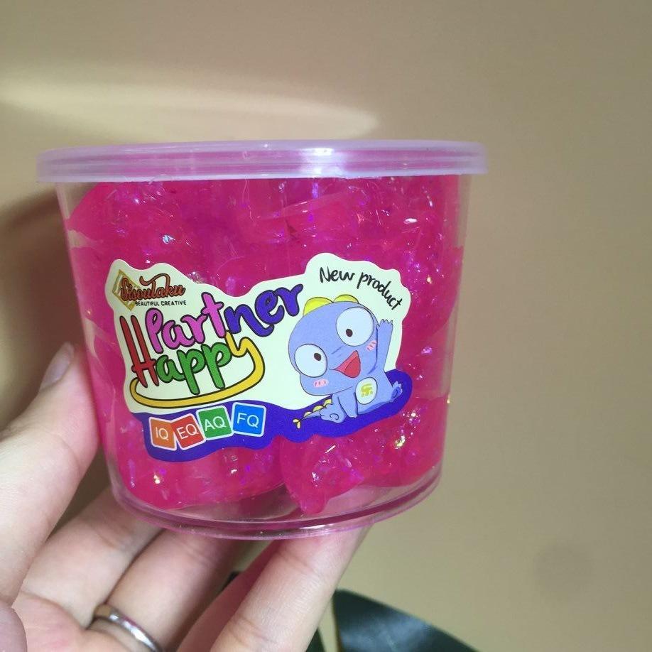 Slime âu to tròn 200ML nhũ kim tuyến giấy 9 màu cực đẹp Đồ chơi hũ slam chất nhờn ma quái squishy