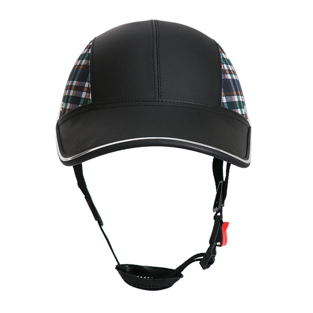 2Pcs Bike Riding PU  Visor with Adjustable Strap Safety Baseball Cap