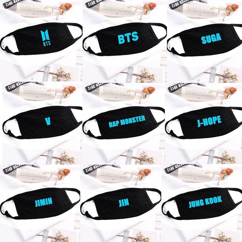 Khẩu trang in tên thành viên BTS
