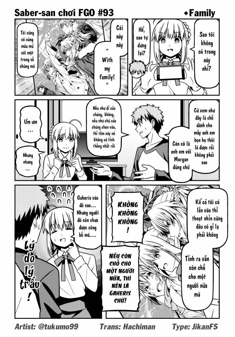 saber-san chơi fgo! chapter 51 49