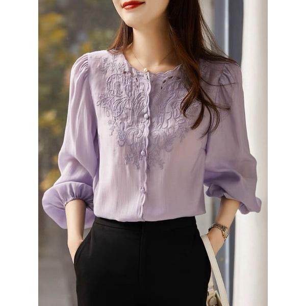 ÁO CỔ RĂNG CƯA THÊU CAO CẤP