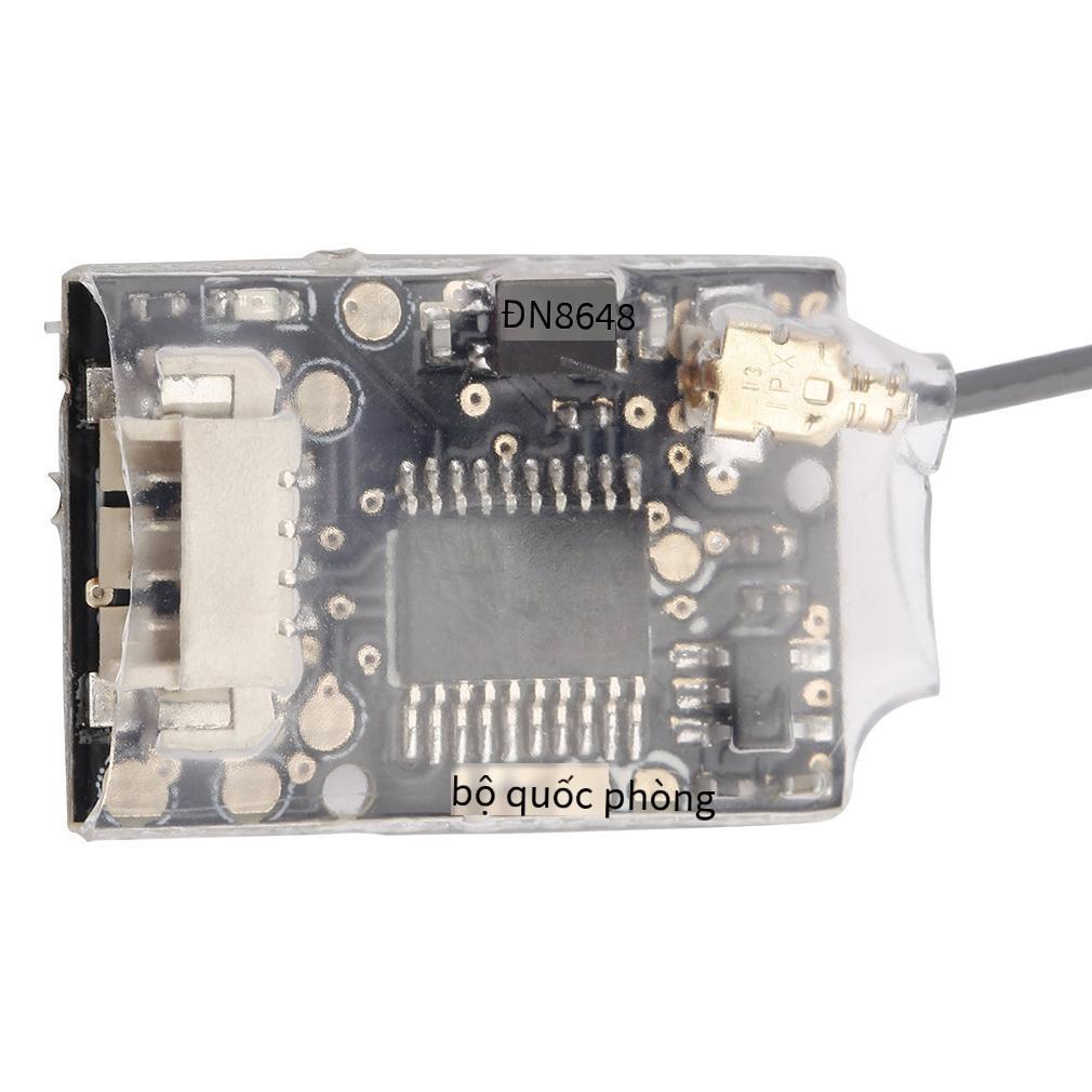 Điều khiển từ xa mô hình máy bay 2.4G thuận lợi nhất tương thích với bộ thu mini Foss và hỗ trợ tín hiệu PPM và SBUS đầu ra