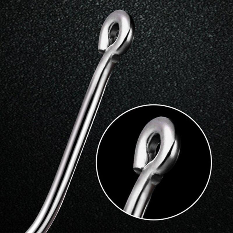 100pcs Circle Carp Eyed Fishing Hook Size 3 4 5 6 7 8 9 10 11 12 13 14 15 16 17 18 Ring eye Japan Fishhook