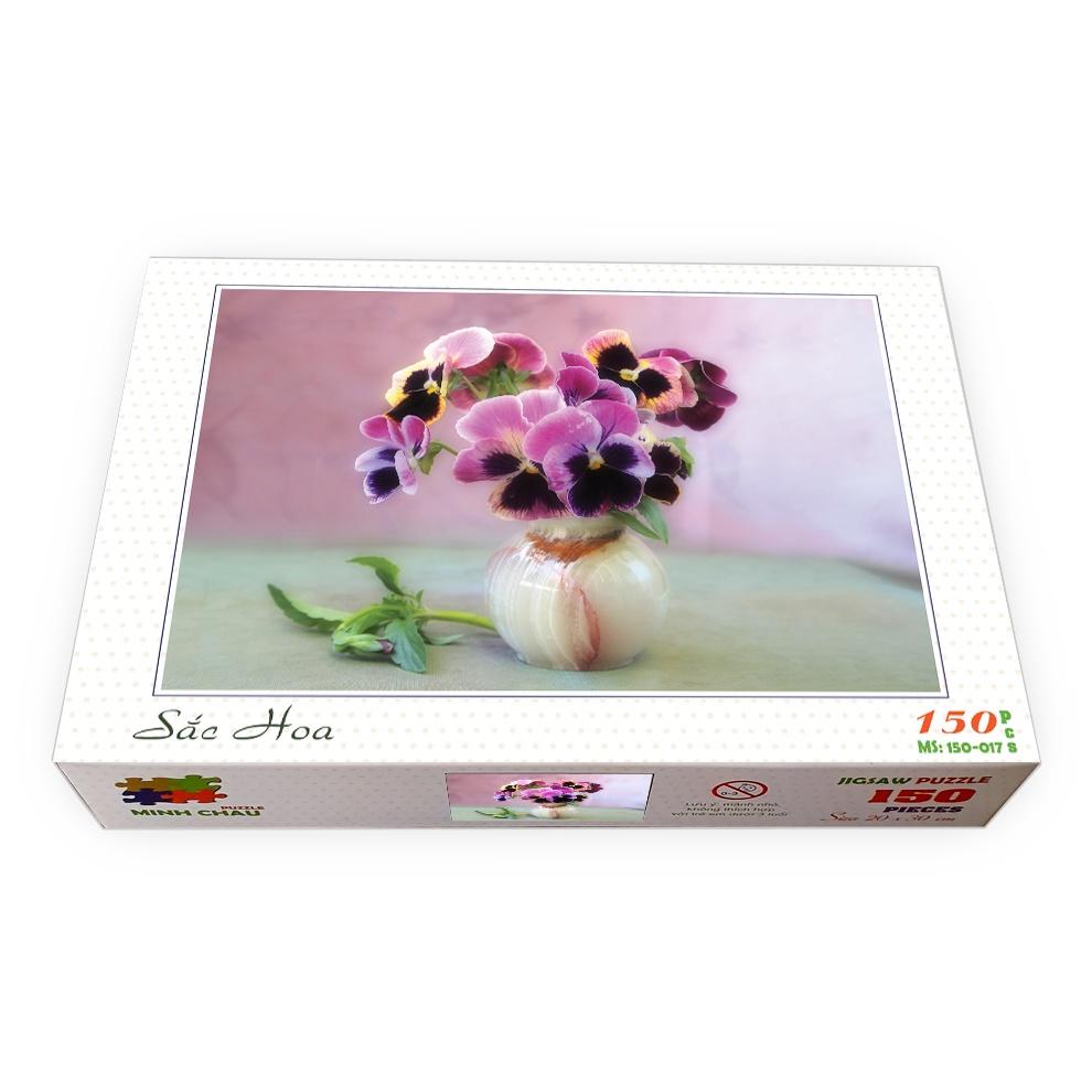 Bộ ghép hình hộp 150 mảnh-Sắc Hoa