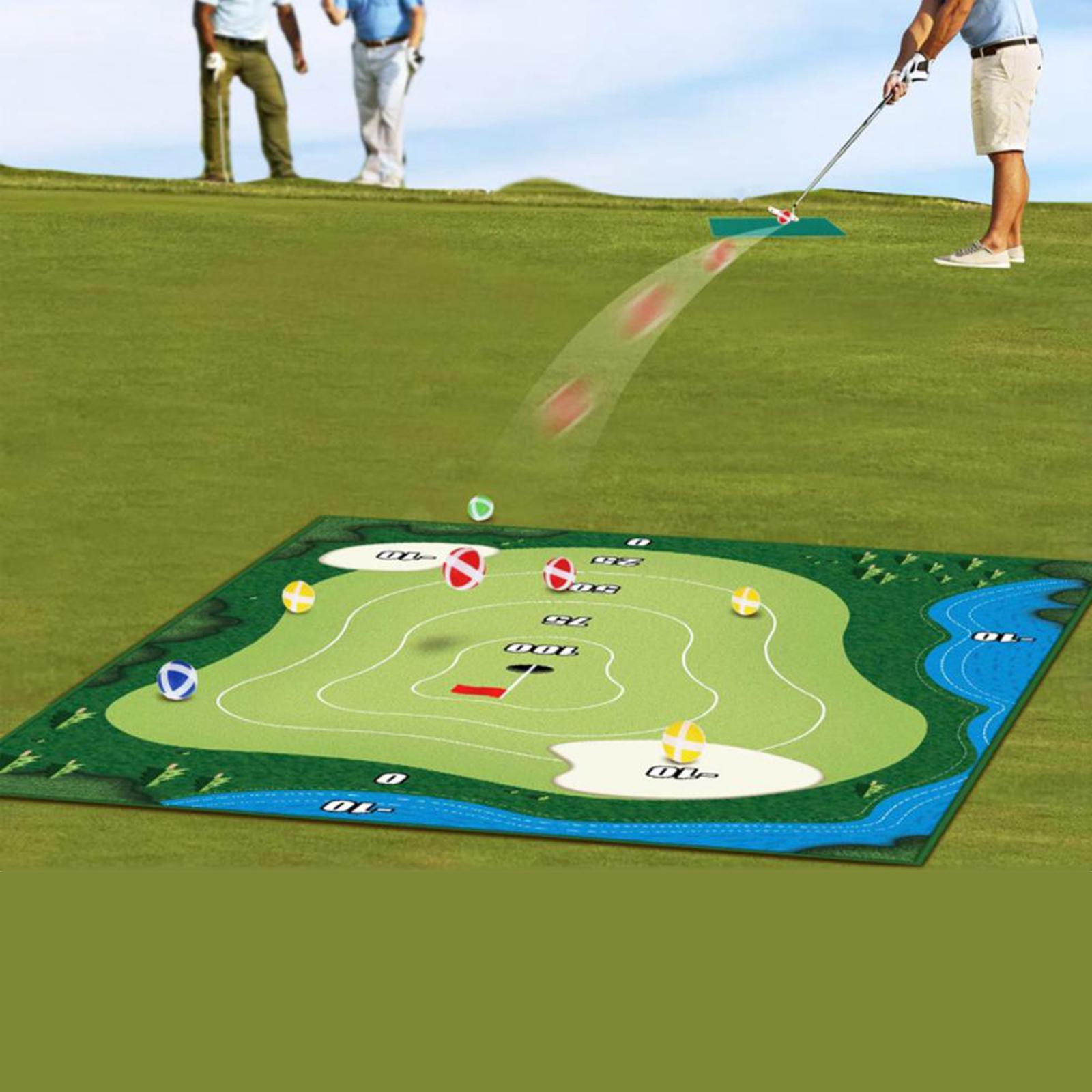 Chipping Golf Game Mat Swing Trainer Training for Home Office Equipment