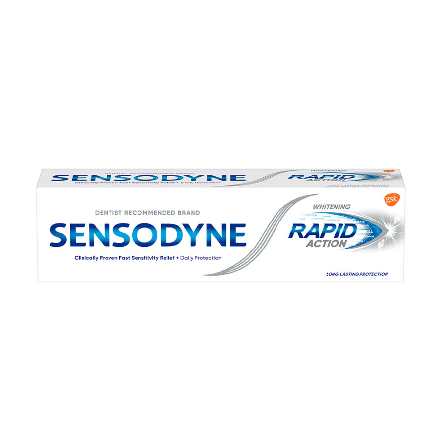 Kem đánh răng Sensodyne Rapid Action Whitening 100g