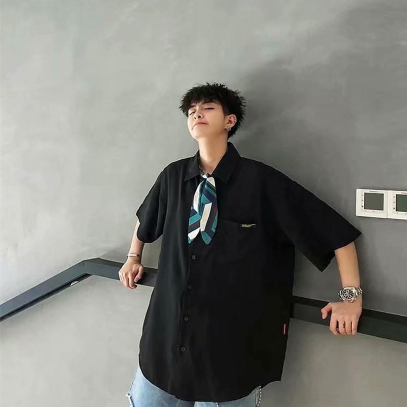 Áo sơ mi ngắn tay thời trang cho nam