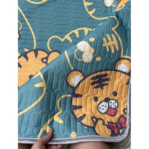 Chiếu điều hoà cao su non 2D Tencel Latex có in hoạ tiếtH&H BEDDING