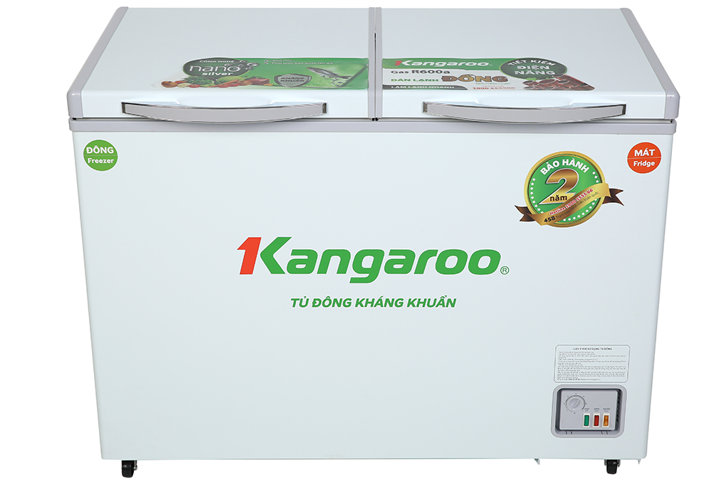 Tủ đông kháng khuẩn Kangaroo KG-328NC2 2 chế độ 212L - Hàng chính hãng - chỉ giao tại Hà Nội