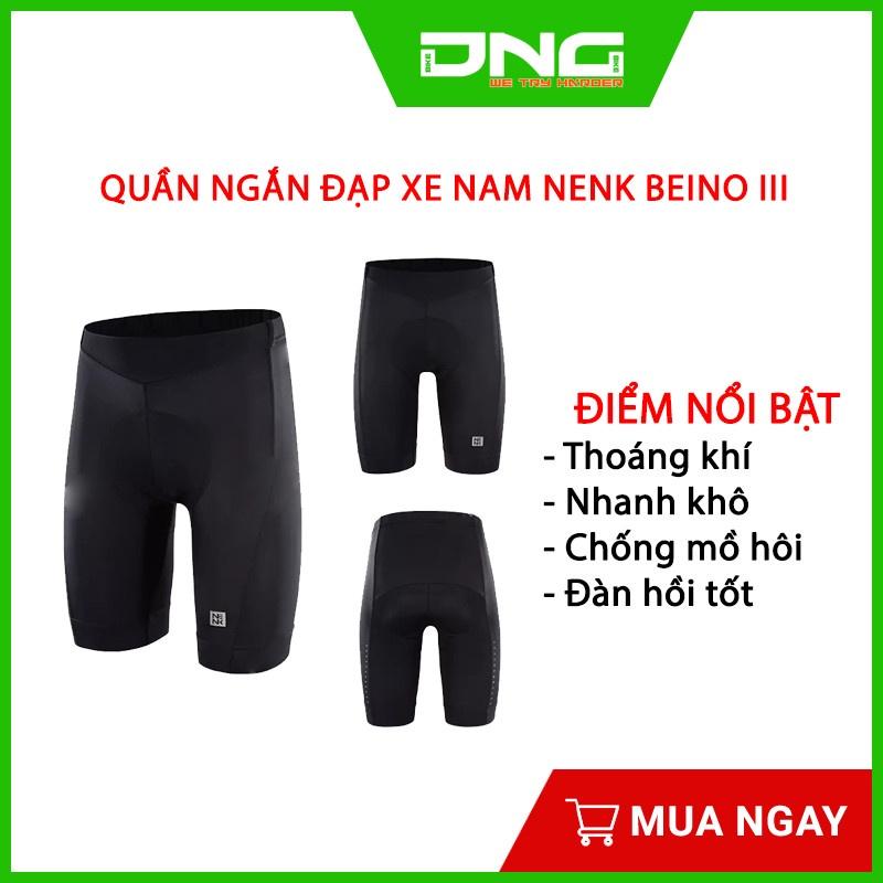 Quần ngắn đạp xe Nam thể thao NENK BEINO III cao cấp, chống mồ hôi