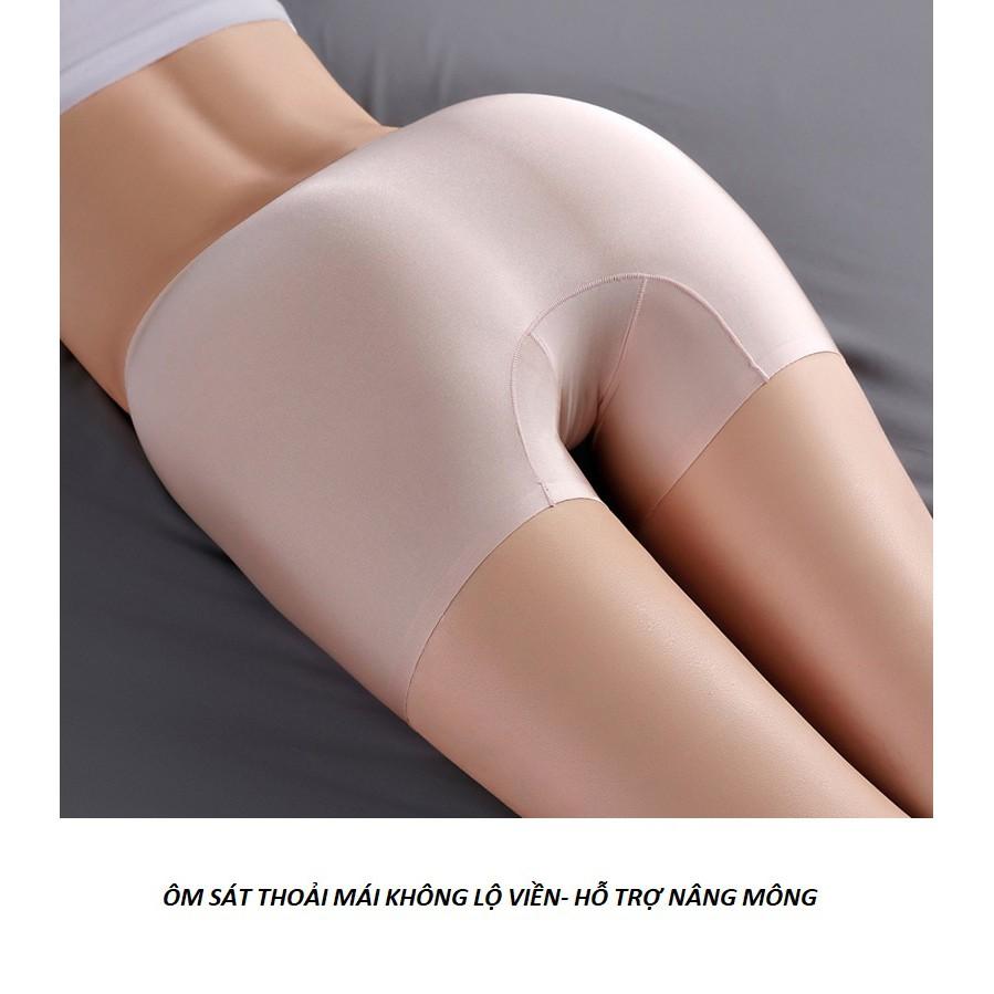 Quần Lót Nữ Dạng Boxer Băng Lụa Giấu Viền Siêu Mềm Nhẹ P469
