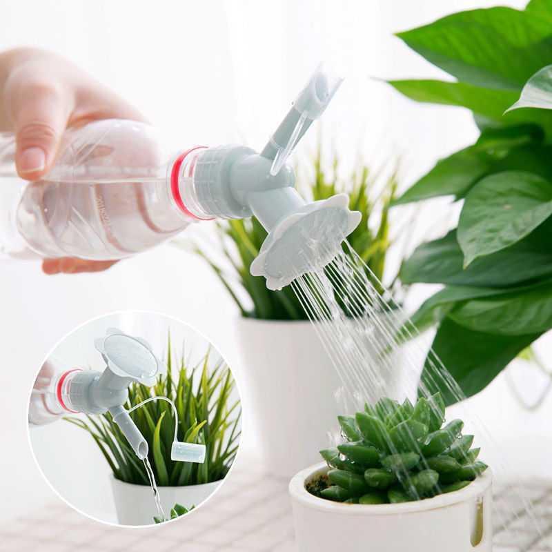 Đầu vòi tưới nước 2 chức năng, vòi hoa sen đa chức năng, có thể nắp vào chai nước tiện dụng