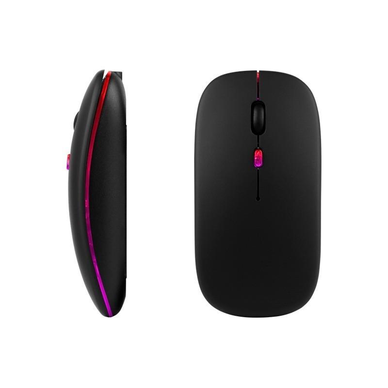 Chuột bluetooth Không Dây Siêu Mỏng Không Gây Tiếng Ồn Có Đèn led Nhiều Màu Sắc kết nối và sử dụng nhiều loại thiết bị