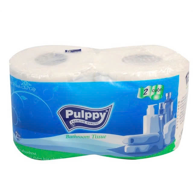 Khăn Giấy Vệ Sinh Pulppy 10 Cuộn Khăn Giấy Đa Năng Cao Cấp 2 Lớp