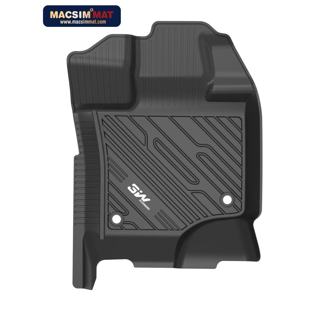 Thảm lót sàn xe ô tô Ford F150 2012-đến nay Nhãn hiệu Macsim 3W chất liệu nhựa TPE đúc khuôn cao cấp - màu đen