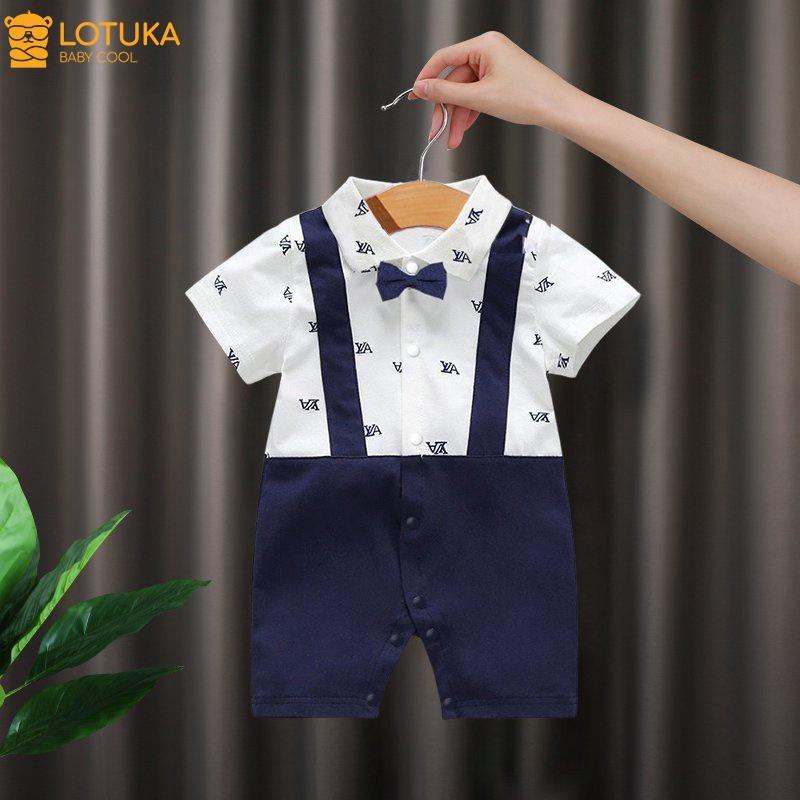 Body đùi, Body công tử cộc tay Bé trai mẫu Quần Áo Sơ Sinh chất cotton cho trẻ từ 3-12kg