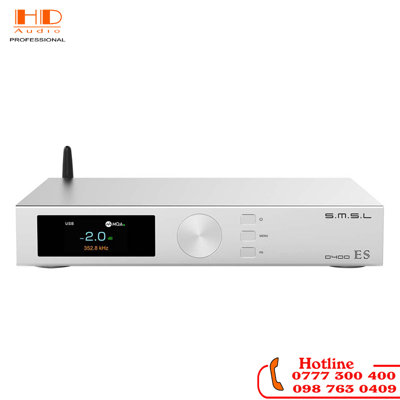 Giải mã DAC SMSL D400 ES – nghe nhạc lossless cực HAY, cực CHẤT - HÀNG CHÍNH HÃNG