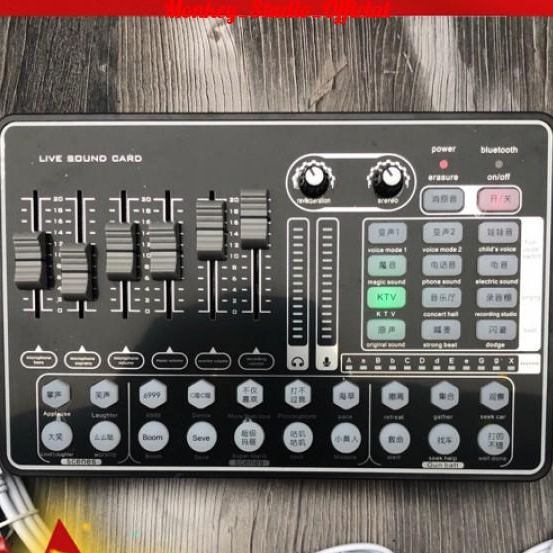 Soundcard H9 Bluetooth Autotune Thu Âm Hát Live Âm Thanh Sống Động