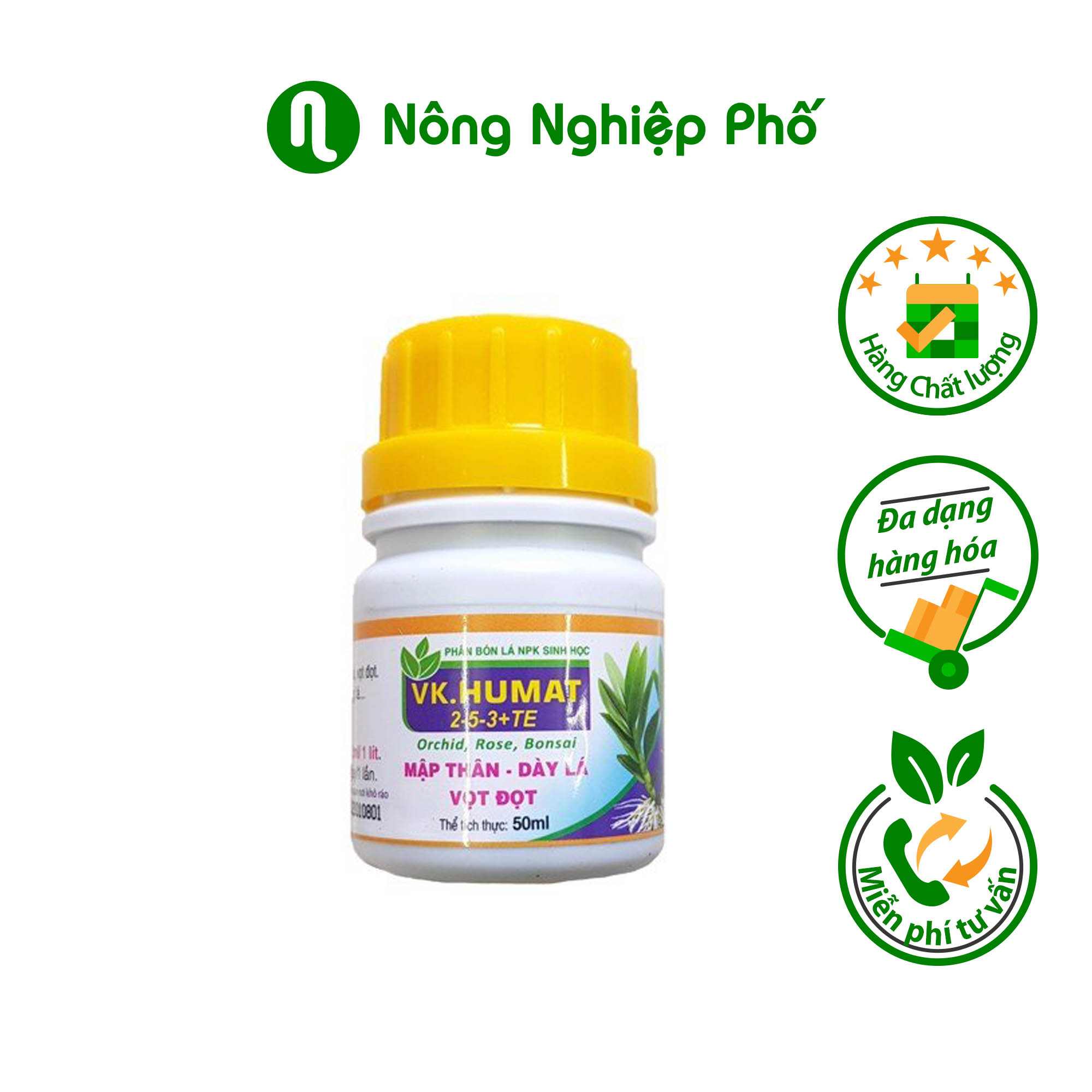 Mập thân, kie VK Humat - Chai 50ml