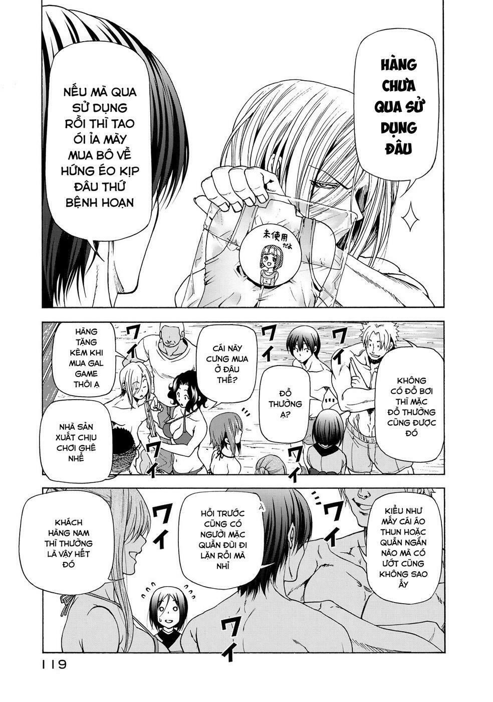cô gái thích lặn - grand blue chapter 28 29