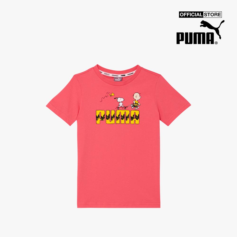 PUMA - Áo thun trẻ em PUMA X PEANUTS Graphic Tee B-599463-42