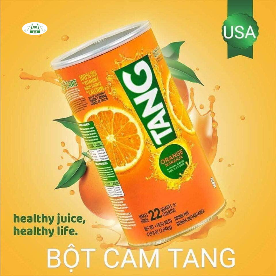 Bột pha nước Cam Tang Orange Naranja Mỹ - Bổ sung vitamin c, canxi - tăng sức đề kháng, sản xuất collagen, nhanh lành, chống oxy hóa - QuaTangMe Extaste