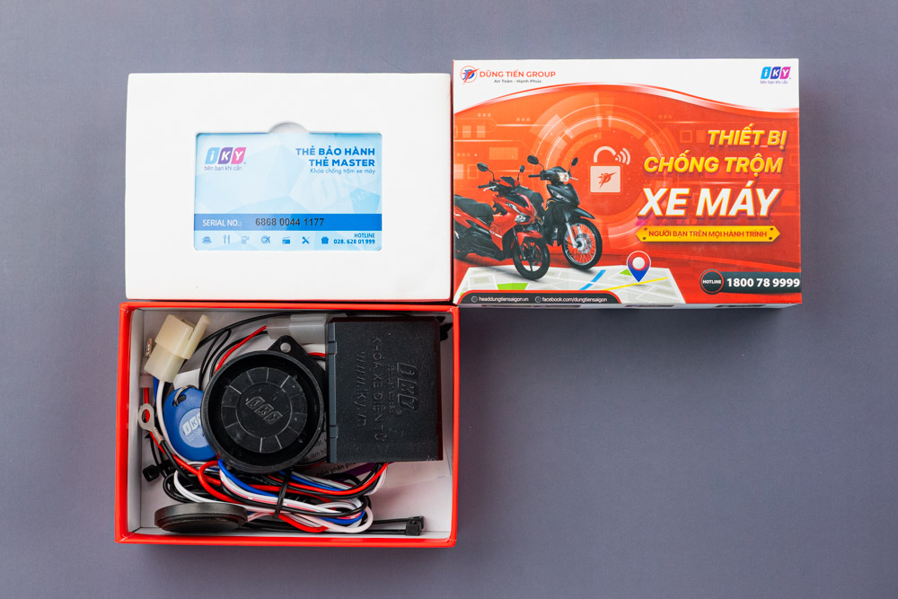 Khóa Chống Trộm Thẻ Từ iKY Bike - Khóa Xe Điện Tử