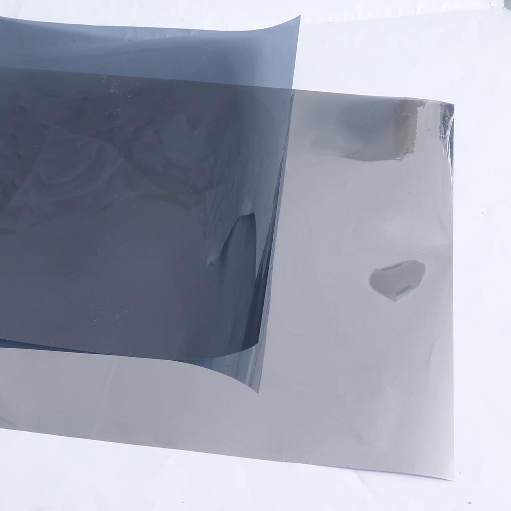 2 Pcs Heat Control Adhesive PET Building Window Film Blocking Film 200x30cm