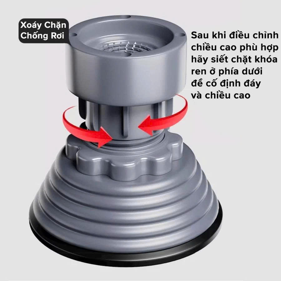 Combo 4 Đế Nhựa  Chống Rung Lắc Máy Giặt, Chống Ồn Đa Năng Phù Hợp Với Mọi Loại Máy