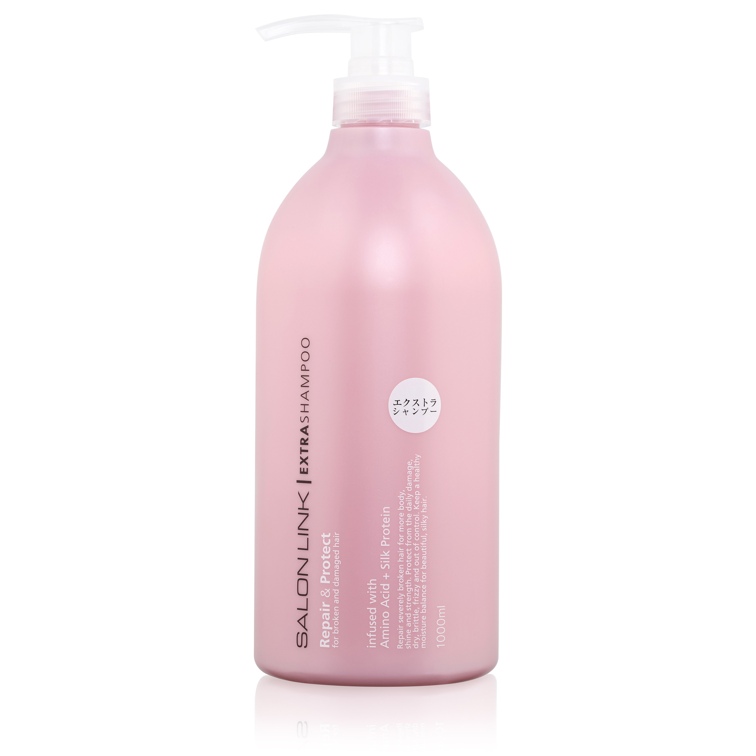 Cặp Gội Xả đầu Salon Link Extra Treatment dành cho tóc thẳng 1000ML (chai hồng)( không có tem phụ- không xuất hóa đơn )