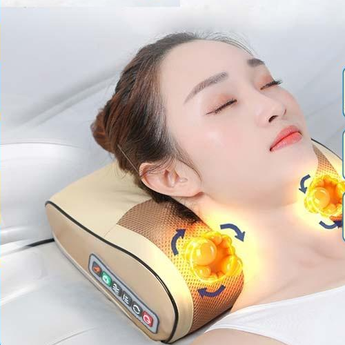 Gối Massage Hồng Ngoại Xoa Bóp Giảm Căng Thẳng 16 BI