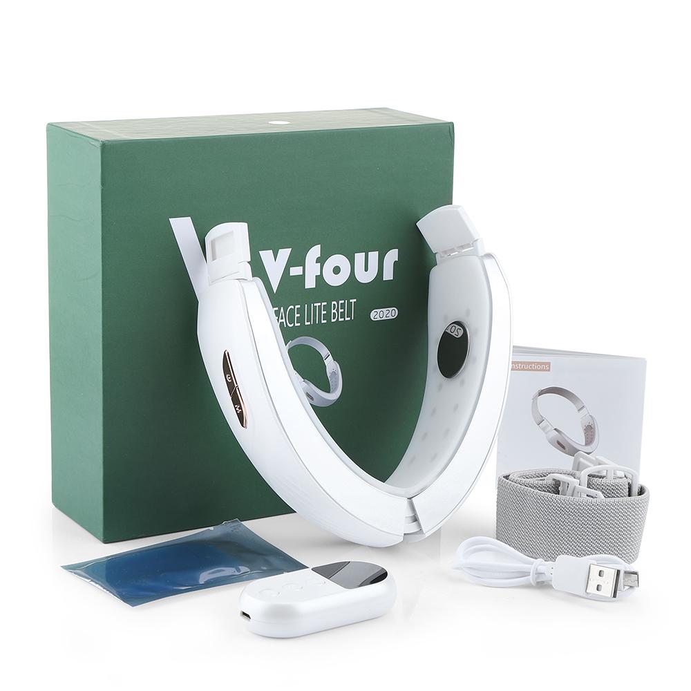 Cằm V-Dòng Lên Nâng Máy Dây Đèn LED Màu Xanh Dương Quang Trị Liệu Mặt Nâng Giảm Béo Rung Máy Massage Đôi Cằm Giảm Tốc