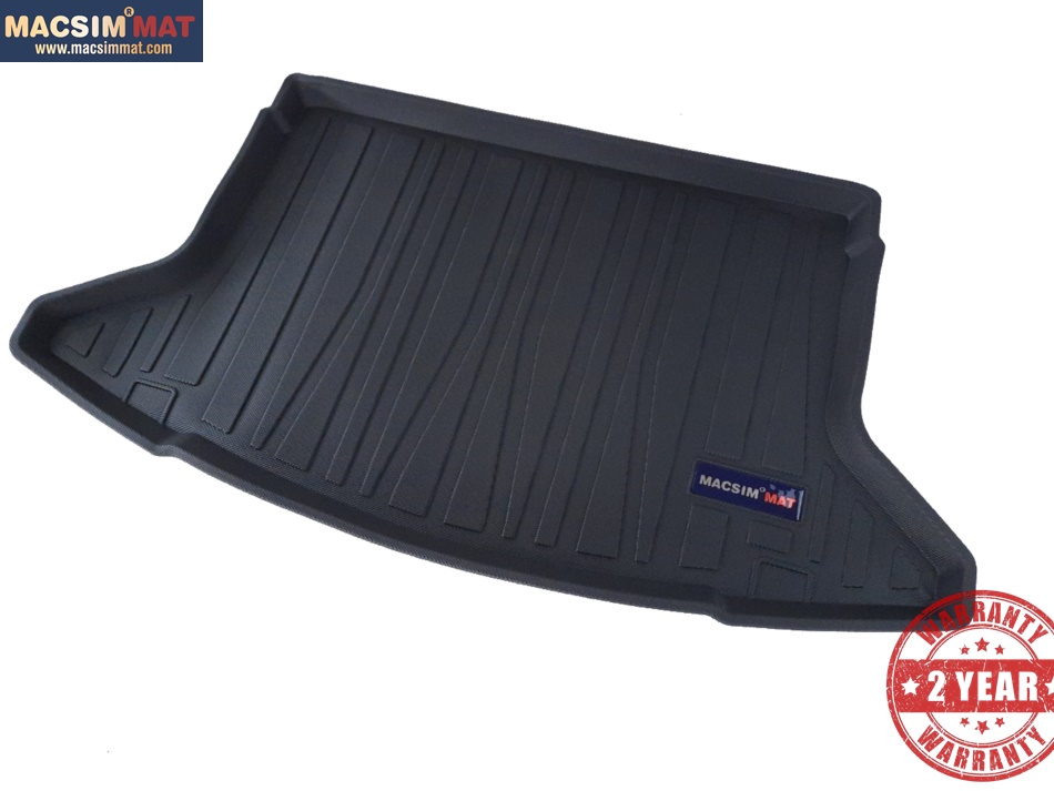 Thảm lót cốp xe ô tô Hyundai I30 2018-đến nay nhãn hiệu Macsim chất liệu TPV cao cấp màu đen