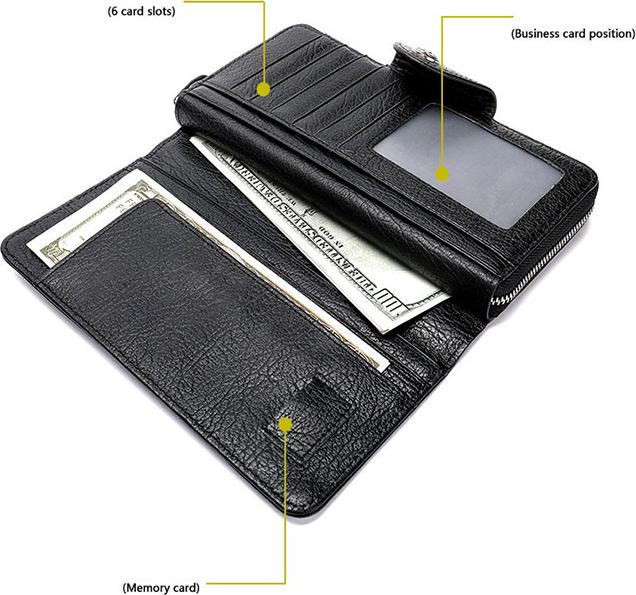 Ví đứng da bò mẫu mới BHM5500