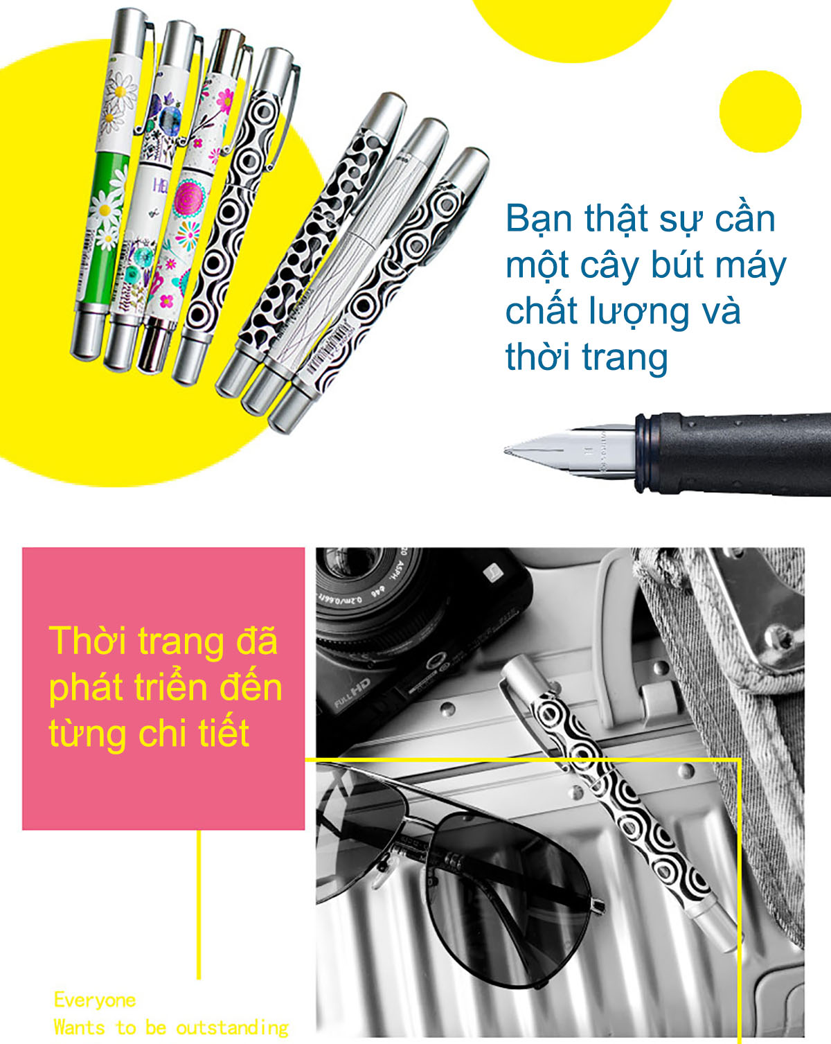 Bút máy STABILO BeCrazy &quot;Magic ink&quot; + tuýp ruột xanh (FP-G) - Hình trượt tuyết