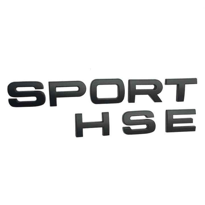 Logo Chữ Nổi SPORT HSE Dán Trang Trí Đuôi Xe