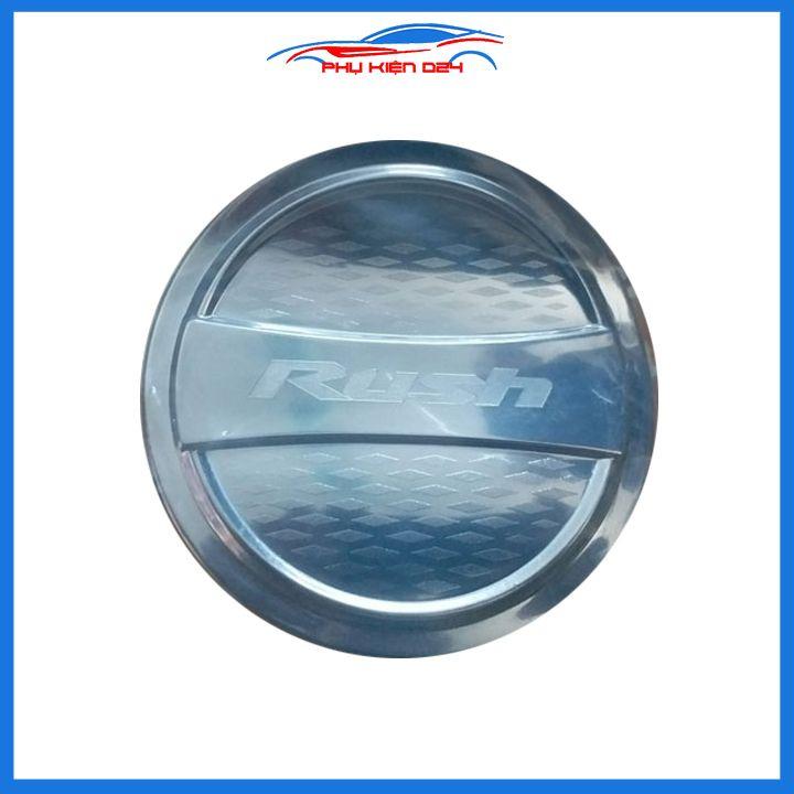 Ốp nắp bình xăng Rush 2018-2019 mạ crom chống trầy trang trí ô tô
