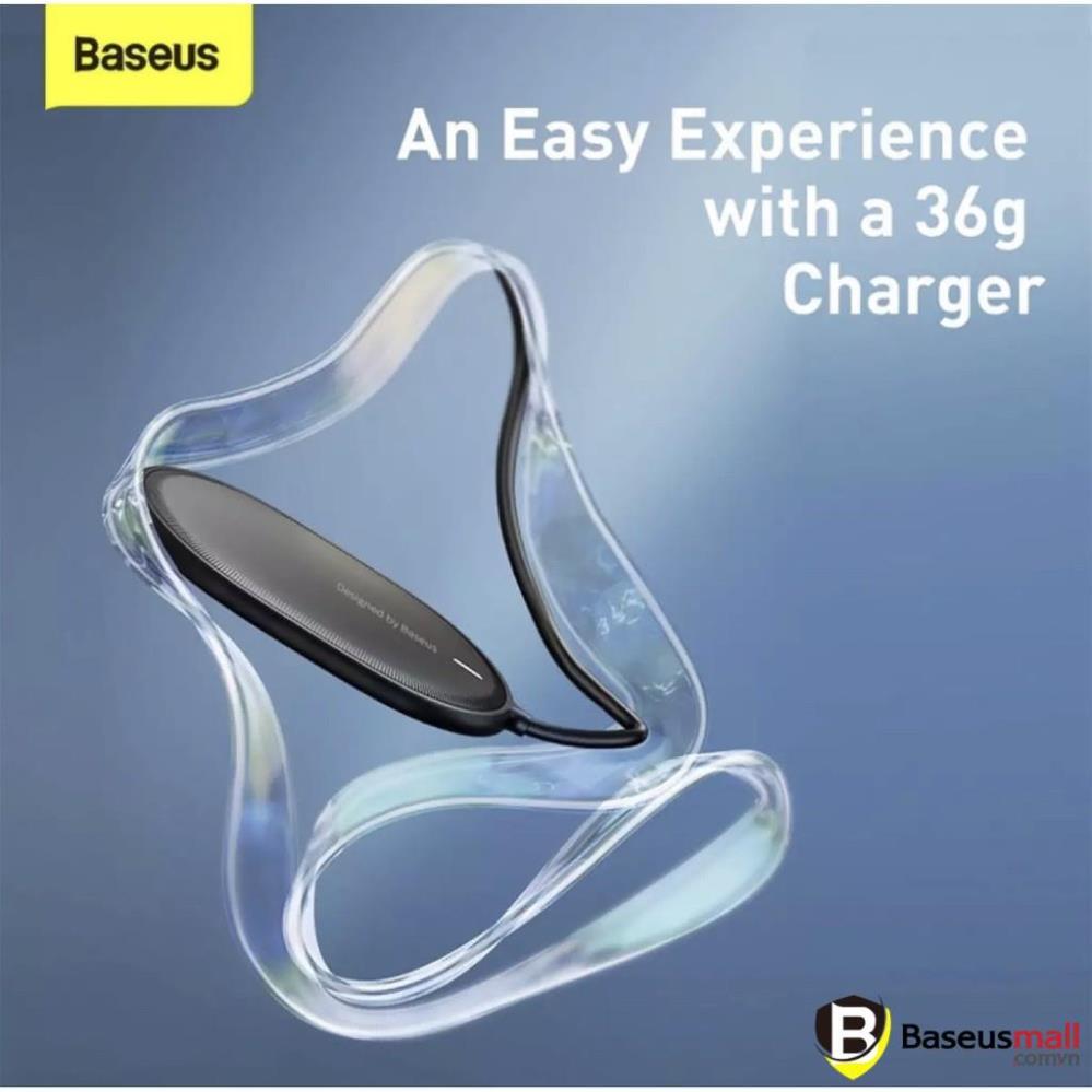 Baseus -BaseusMall VN Đế sạc nhanh không dây có nam châm Baseus Light Magnetic Wireless Charger (Hàng chính hãng)