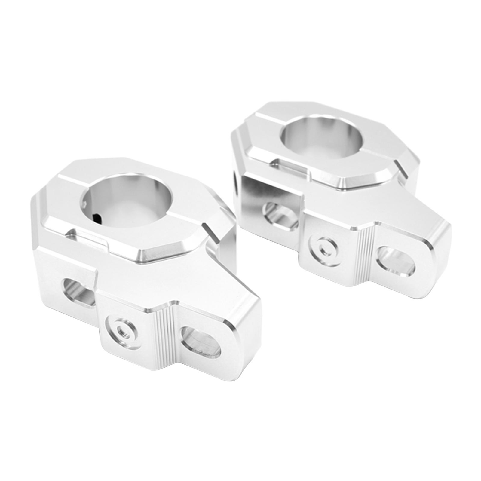 Motorcycle Handlebar Riser Clamp CNC Aluminum HandleBar Risers Mount Clamp Adapter for Kawasaki Z900C Z900RS 2017-2020