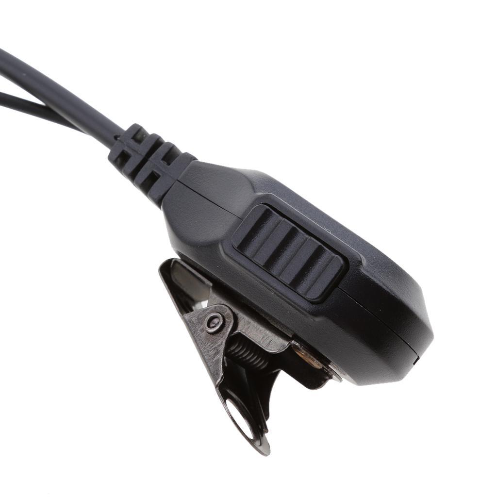 2.5MM 1-Pin Plug G Shape Clip-Ear Earpiece Headset Mic for Motorola Radio