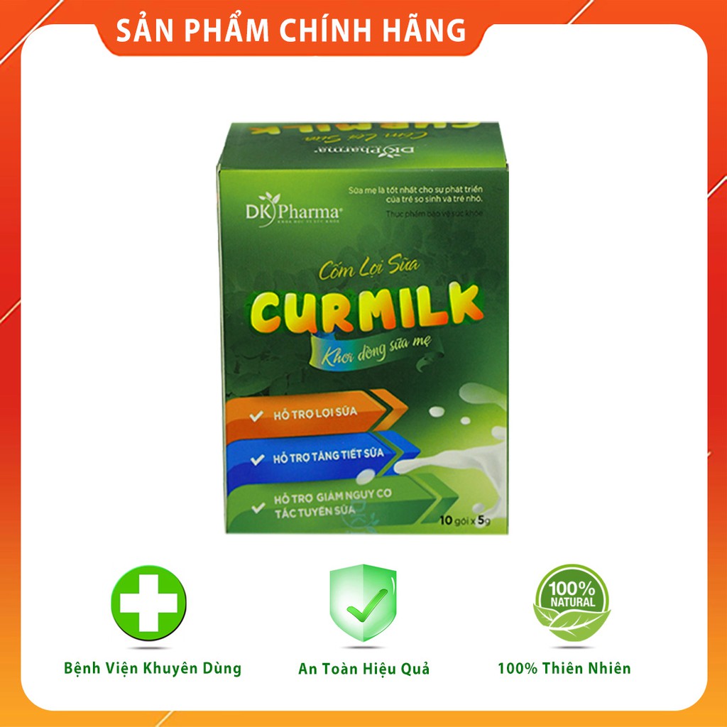 Cốm lợi sữa 100% thảo dược DK Pharma Curmilk H10 10 gói