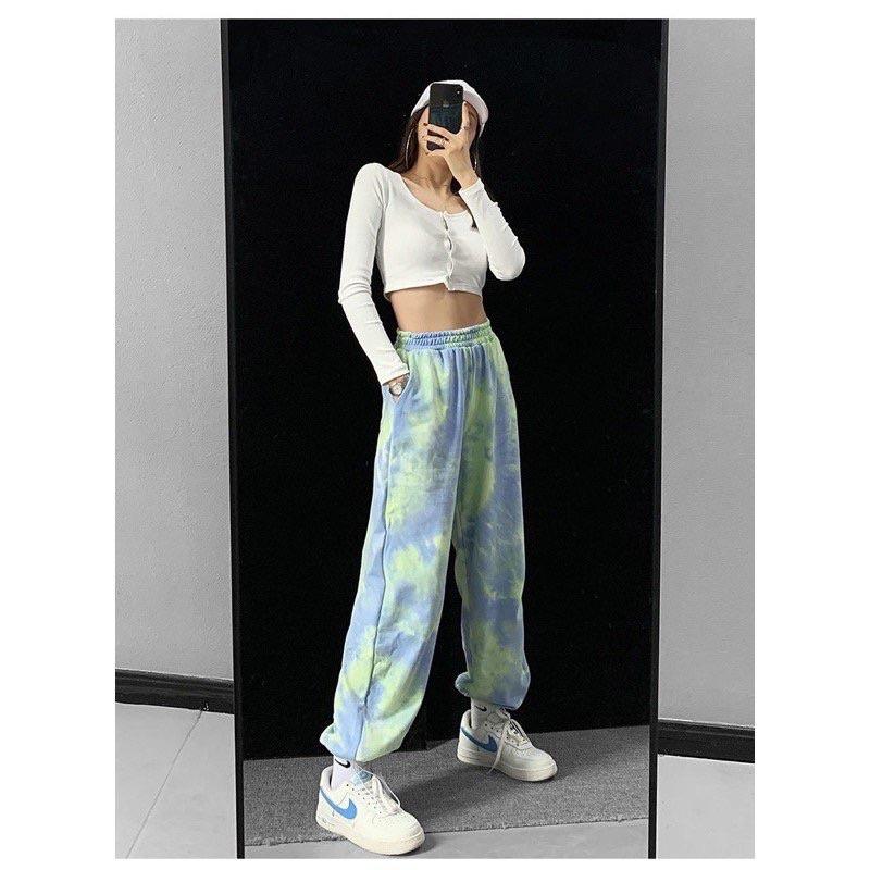 QUẦN LOANG JOGGER XANH -M4.studio