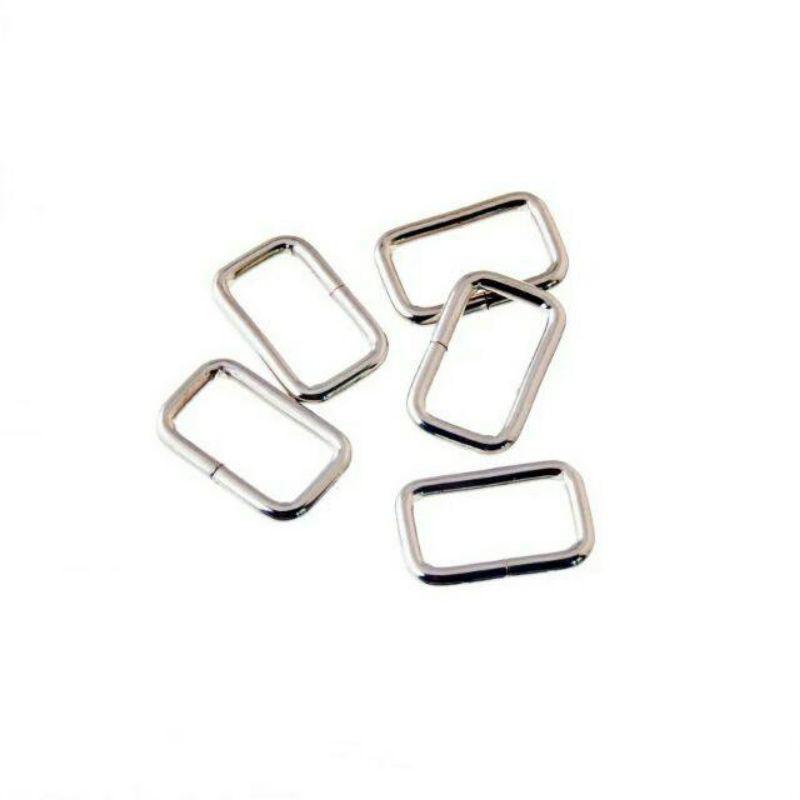Sỉ bịch 100c khoen hình chữ nhật màu đồng hoặc màu bạc