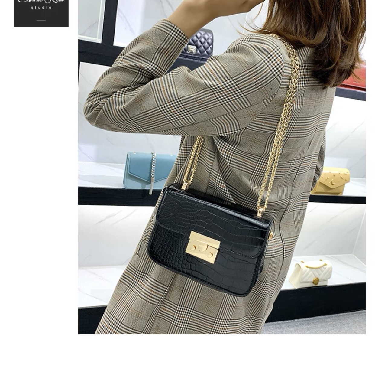 Túi đeo bên đeo chéo size 18cm thời trang đẹp