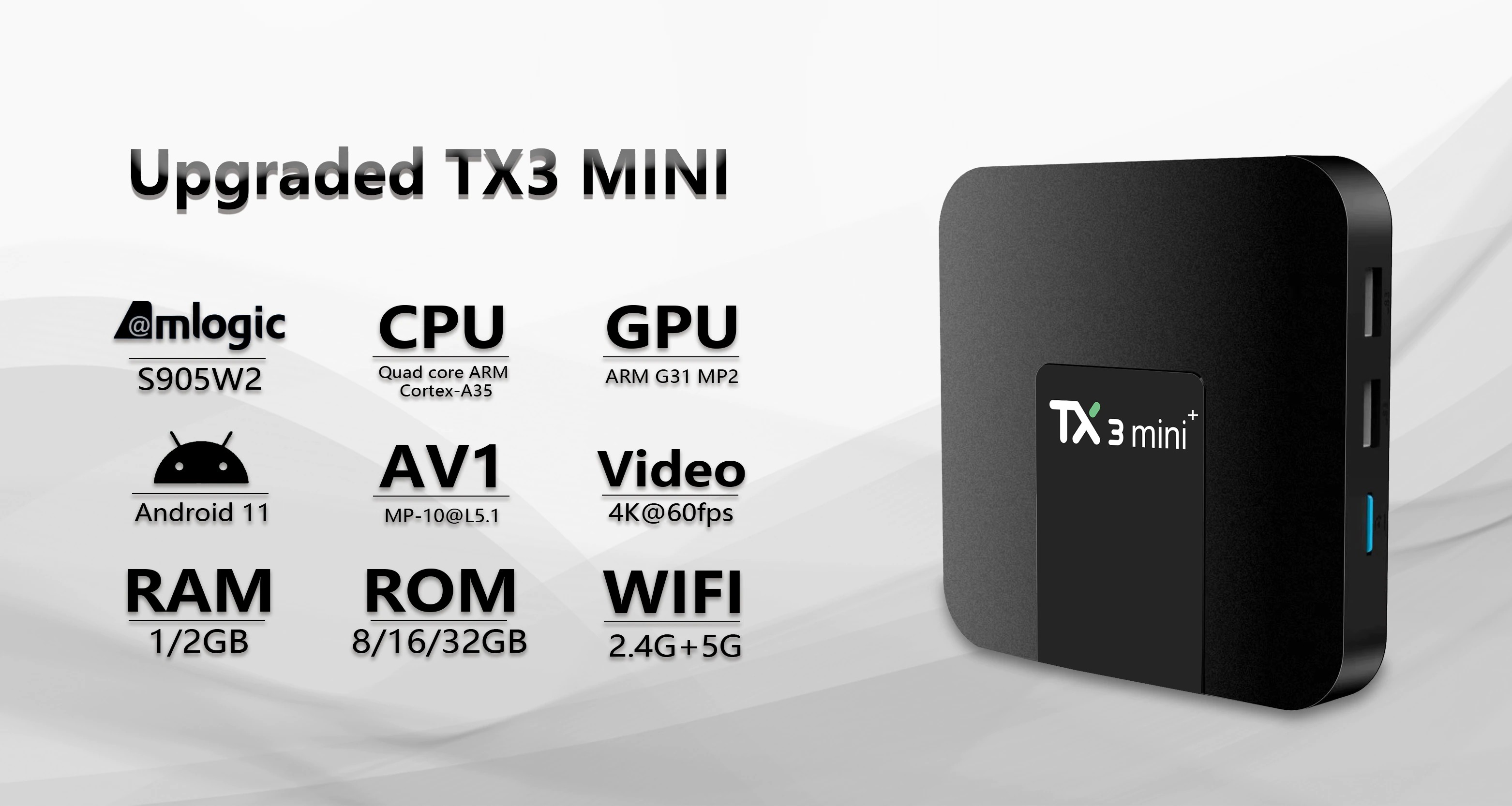 TX3 mini + mới có điều khiển giọng nói tiếng việt 2G Ram 16G Rom S905w2 bluetooth wifi kép 2 băng tần Android 11 cài sẵn chương trình truyền hình cáp và xem phim HD miễn phí vĩnh viễn Hàng nhập khẩu 