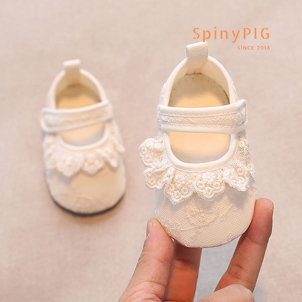 Giày búp bê cho bé gái 0-2 tuổi cotton đế chống trơn trượt cho bé tập đi cực xinh