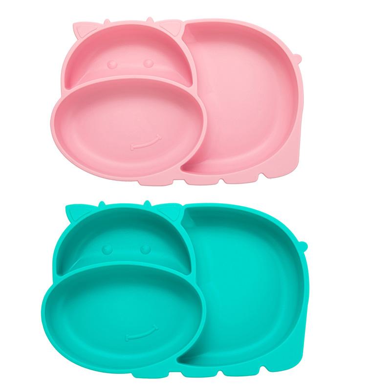 Bò Dẻo Silicone Cho Bé Ốp Dẻo Silicon Trẻ Em Bát Đựng Thức Ăn Cho Bữa Ăn Sáng Nursning Cho Ăn Bộ Đồ Ăn Món Ăn Kèm Thìa Nĩa Bộ